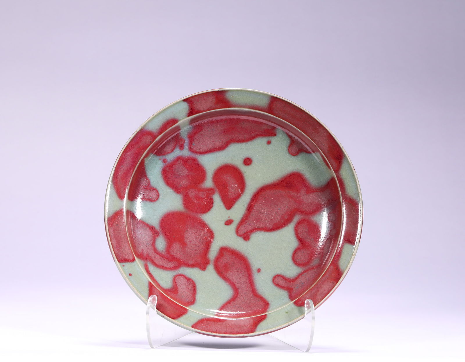 THE RED GLAZE PLATE OF THE SONG DYNASTY JUN KILN (1 of 7)