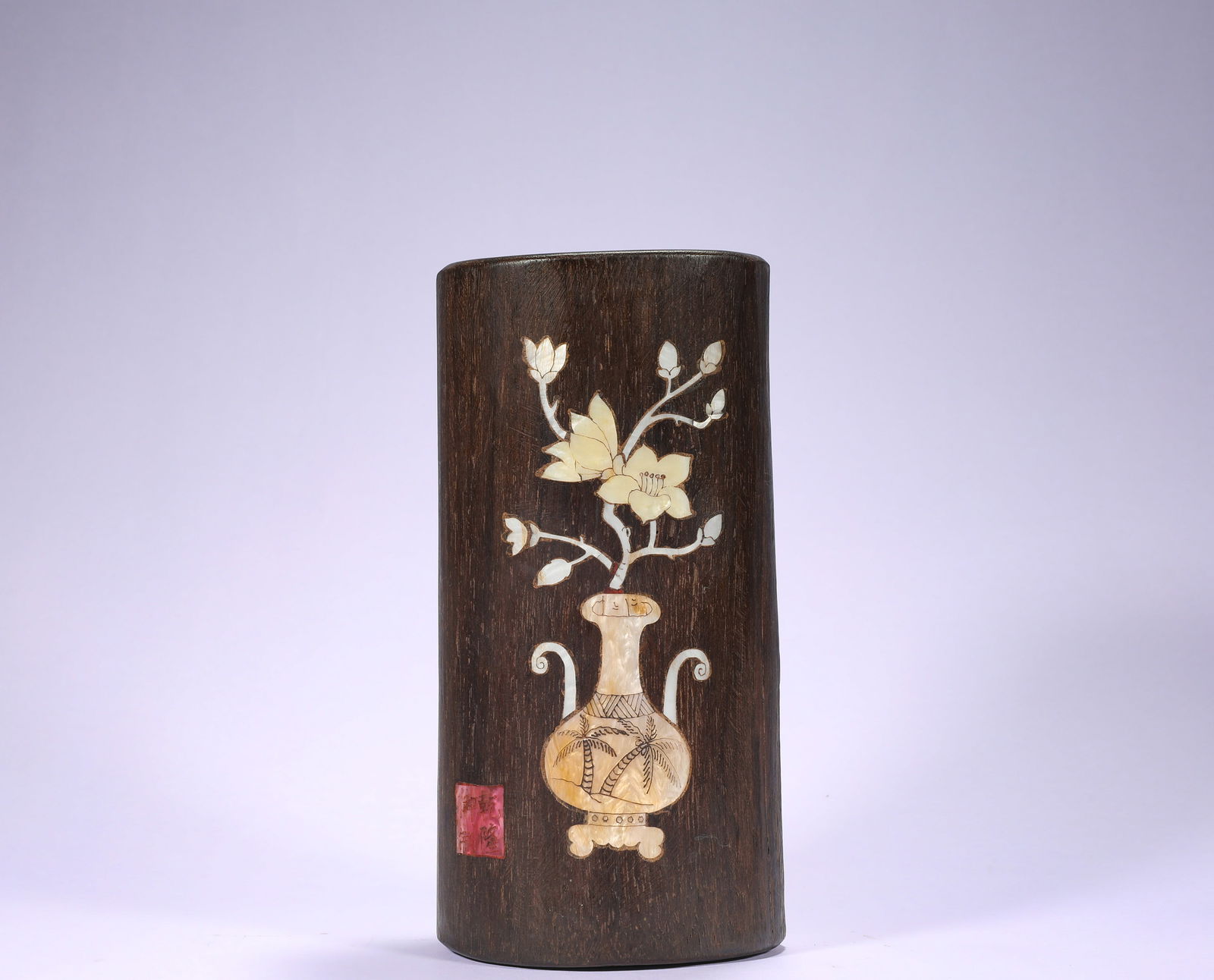 QING DYNASTY QIANLONG AGARWOOD: H:20cmW:9.5cmWeight:1020g