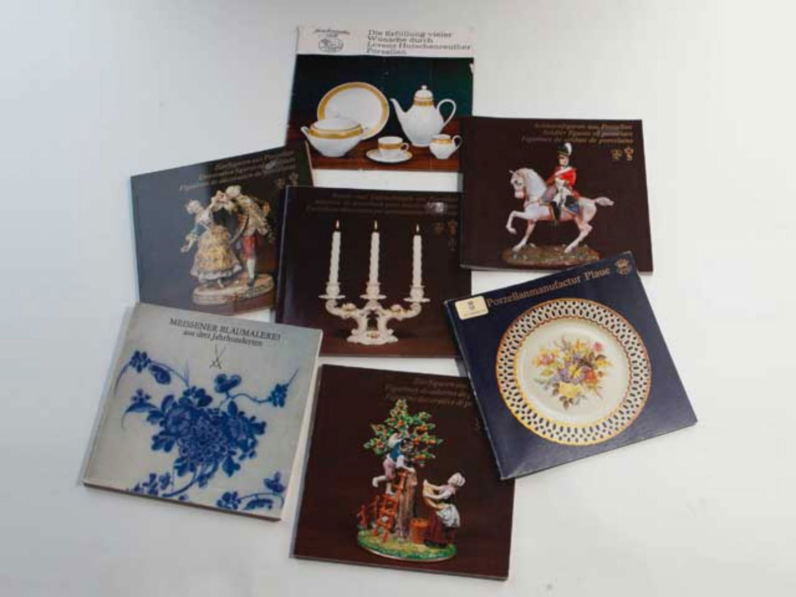 SEVEN BOOKS ON FAMOUS GERMAN PORCELAIN. (1 of 16)