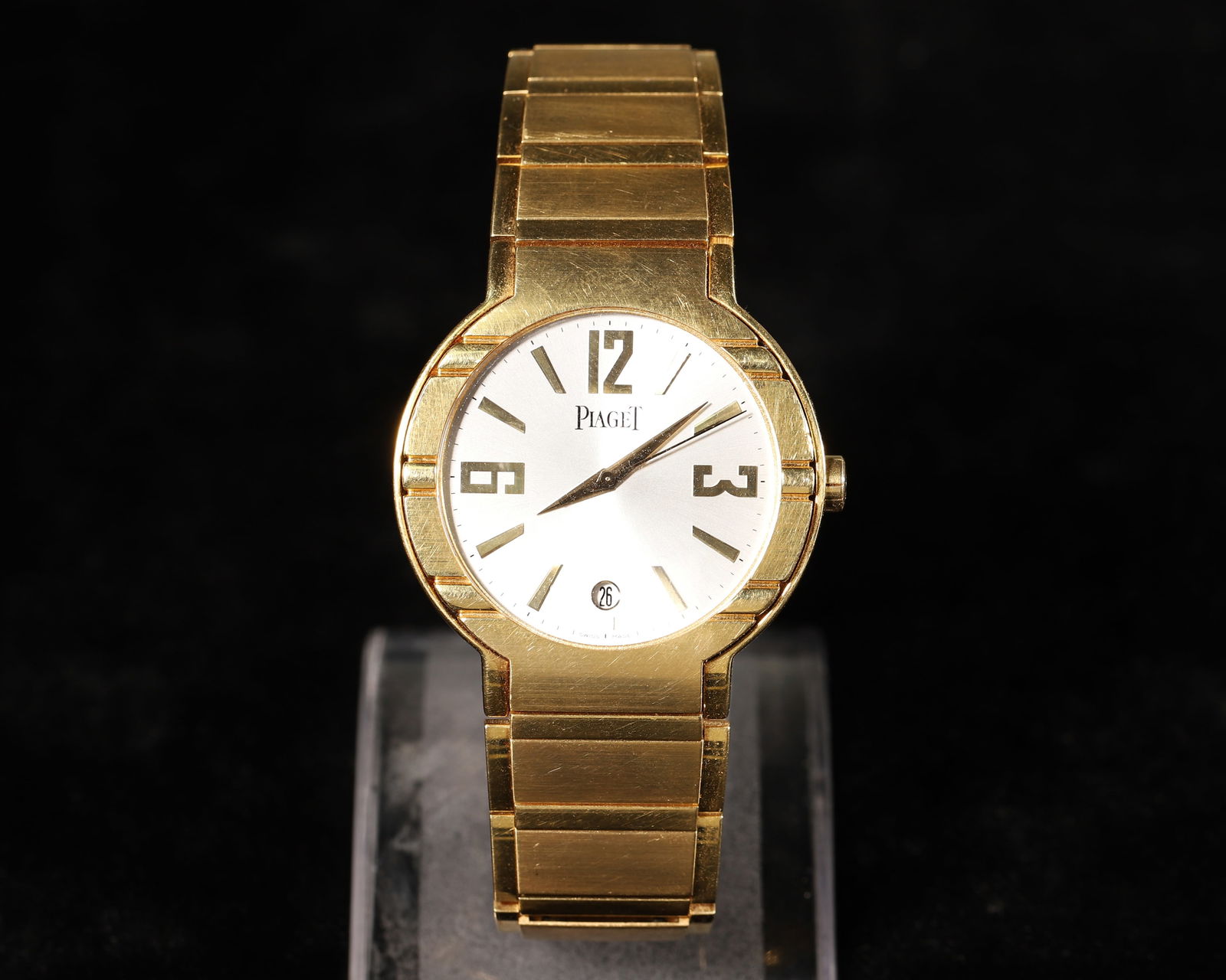 PIAGET POLO 18K YELLOW GOLD AUTOMATIC WRISTWATCH (1 of 6)