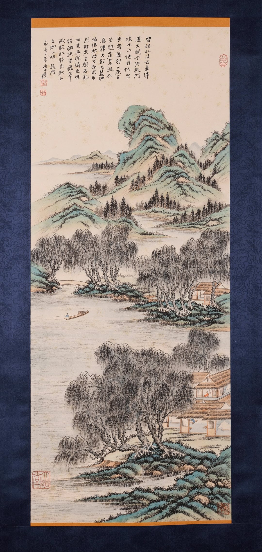 MODERN PERIOD: ZHANG DAQIAN - 'TEN THOUSAND WEEPING WILLOWS' - HANGING SCROLL, PAPER (1 of 10)