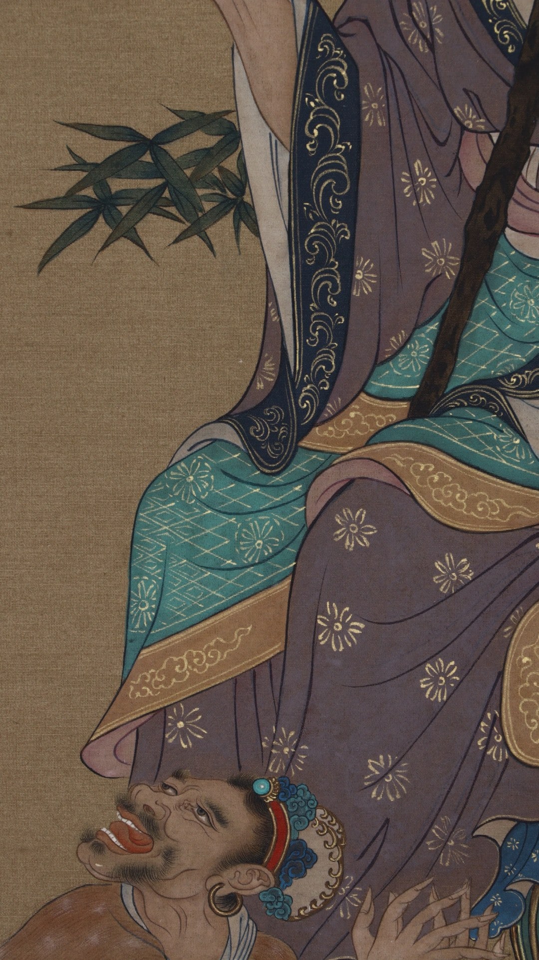 WU DAOZI FIGURE STANDING SCROLL - 6