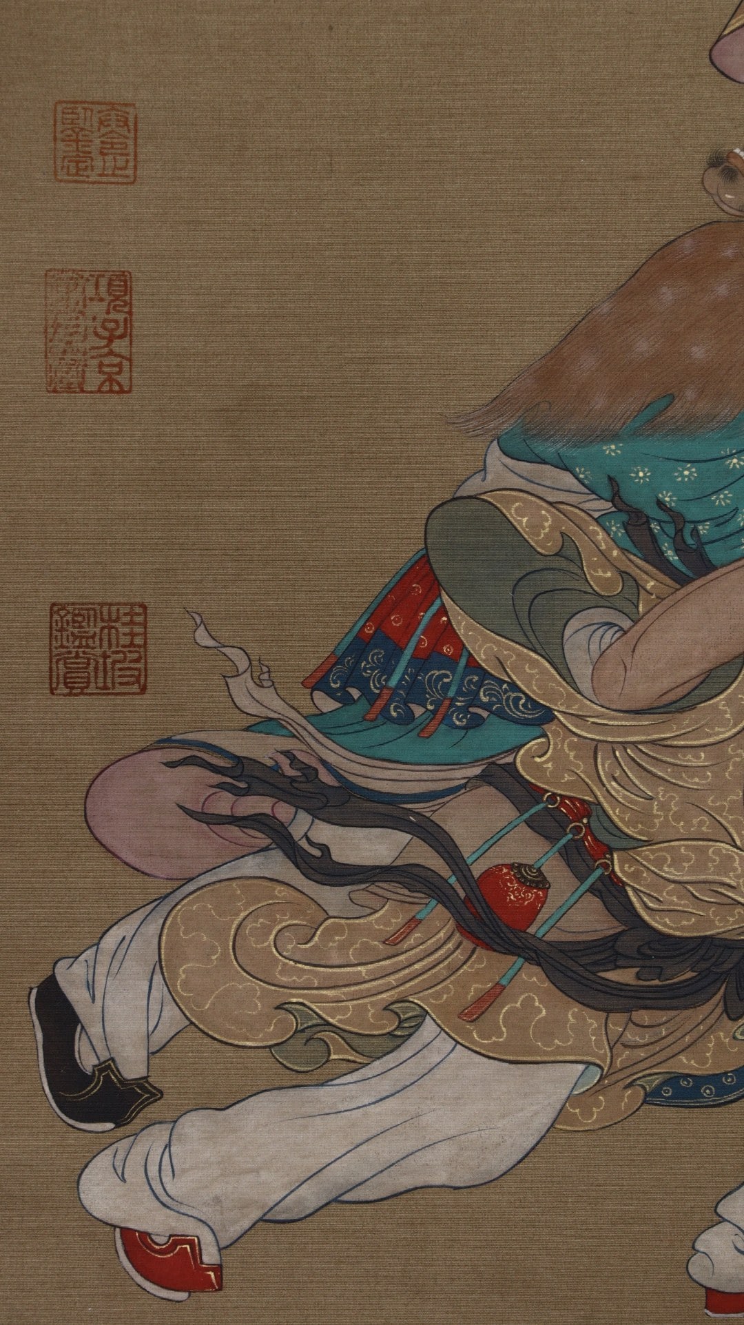 WU DAOZI FIGURE STANDING SCROLL - 8