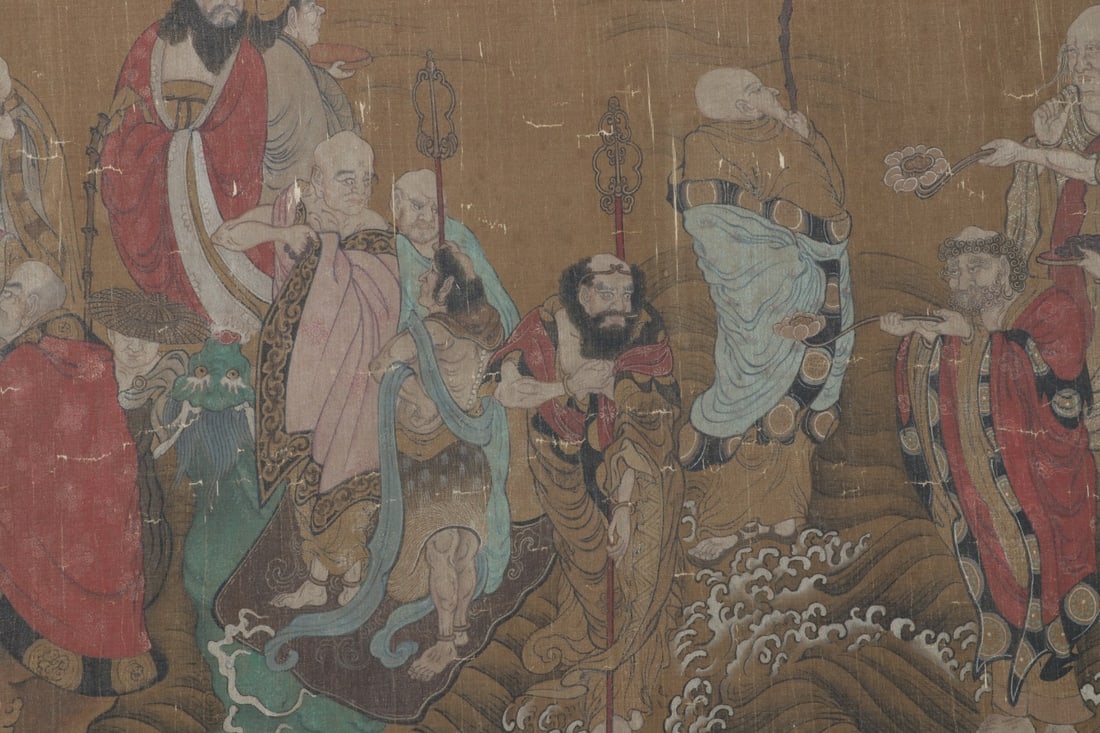 WU DAOZI FIGURE SCROLL - 7