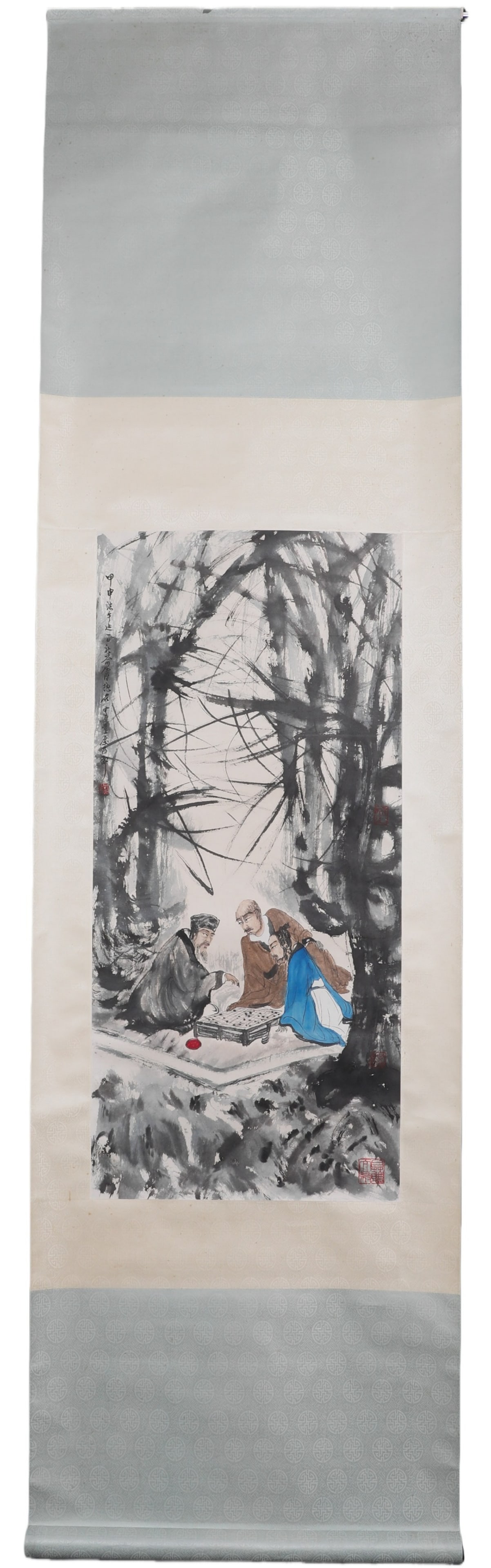 A PORTRAIT SCROLL BY FU BAOSHI - 2