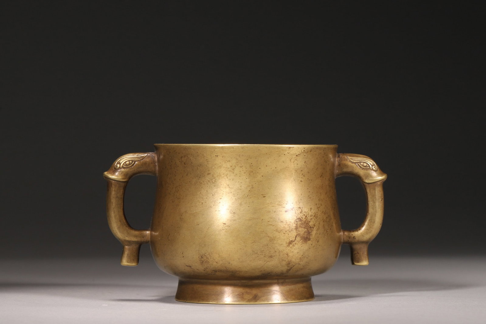 A Bronze Incense Burner with Elephant Ears, Ming Dynasty (1 of 7)