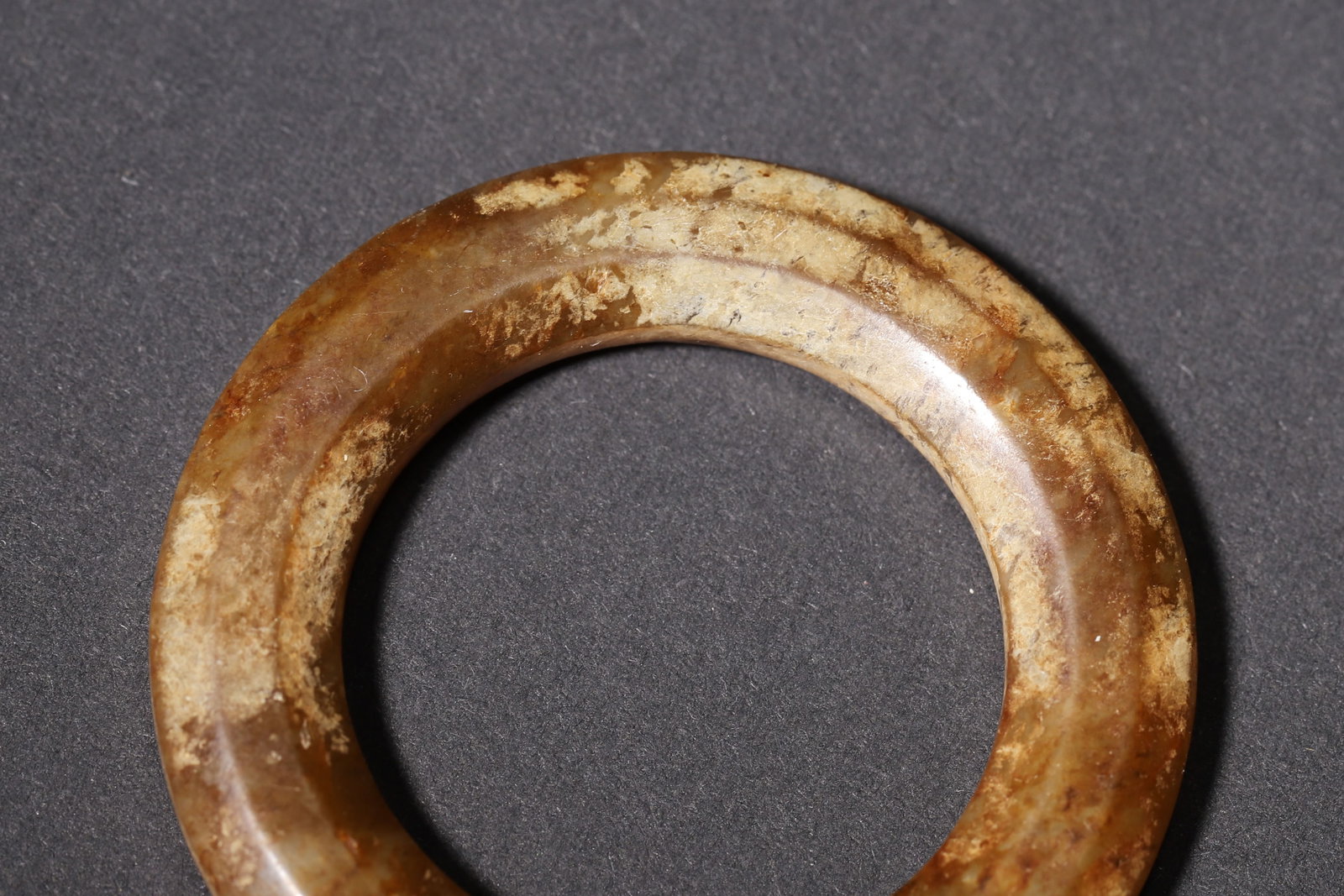 A Jade Ring with String Pattern, Warring States Period - 3