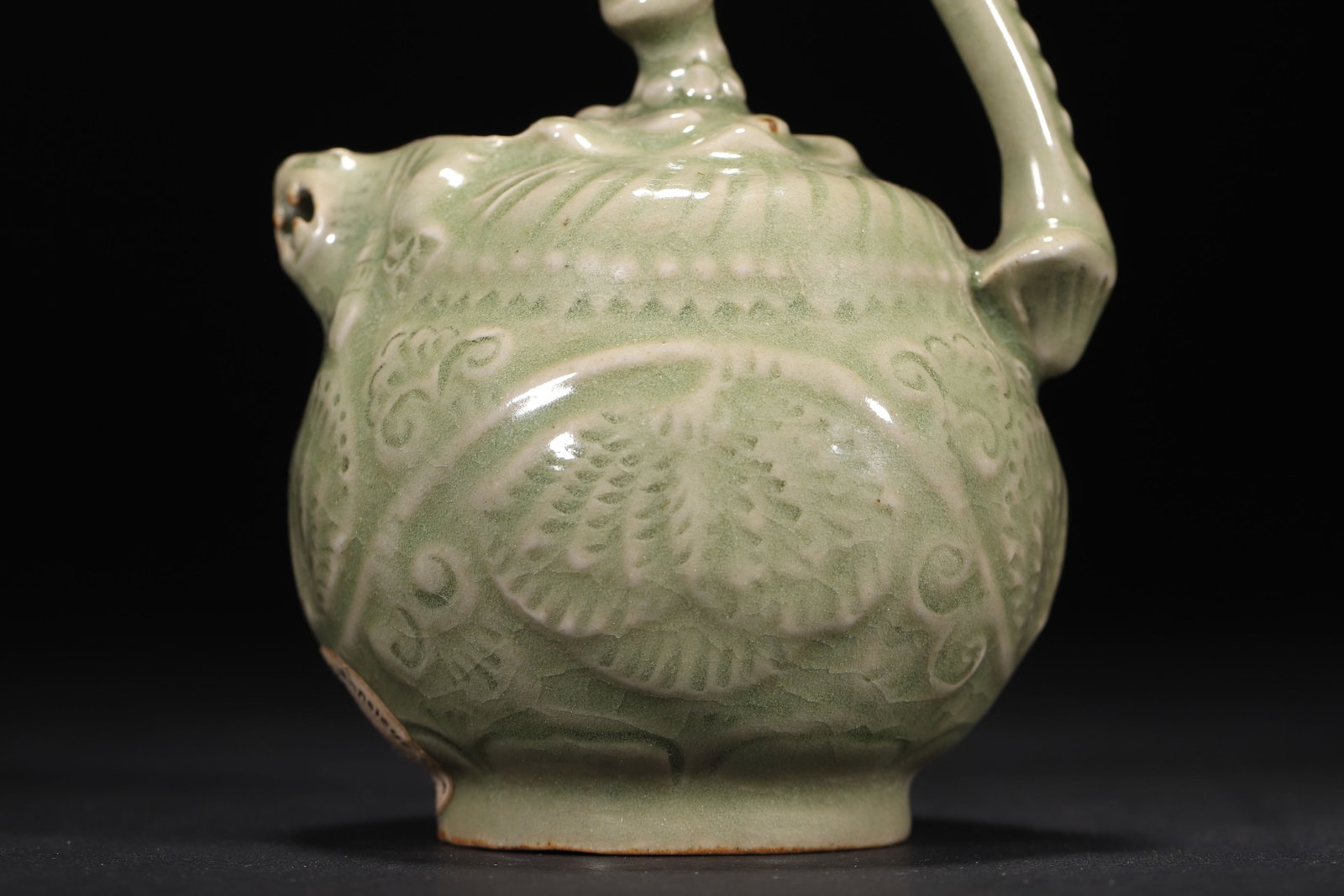 A Yaozhou Kiln Celadon-Glazed Reverse Flow Ewer, Northern Song Dynasty - 5