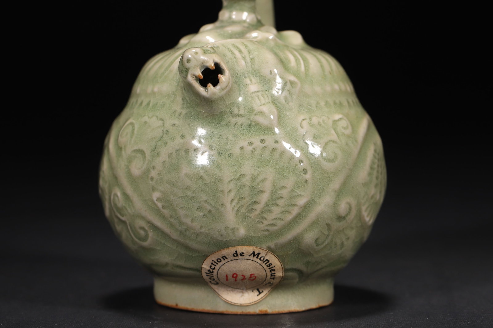 A Yaozhou Kiln Celadon-Glazed Reverse Flow Ewer, Northern Song Dynasty - 6