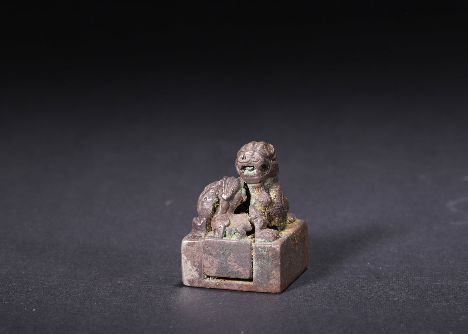 A Silver Composite Seal with Mother-and-Son Set?Han Dynasty (1 of 7)