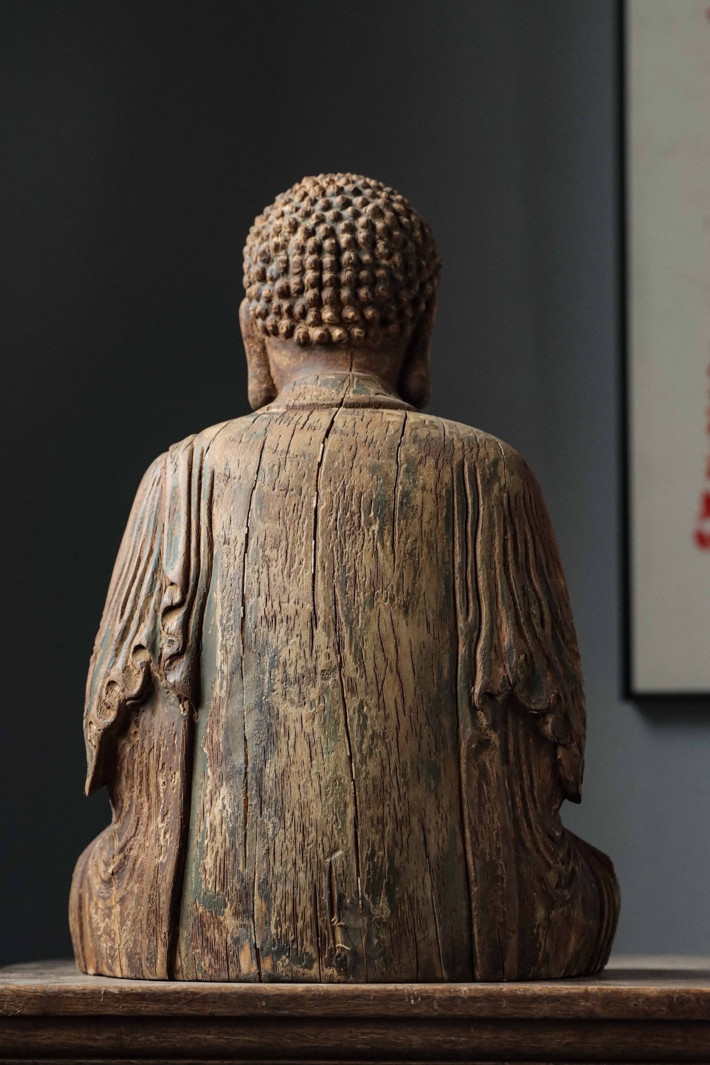 A Wooden Statue of Sakyamuni Buddha, Ming Dynasty - 9