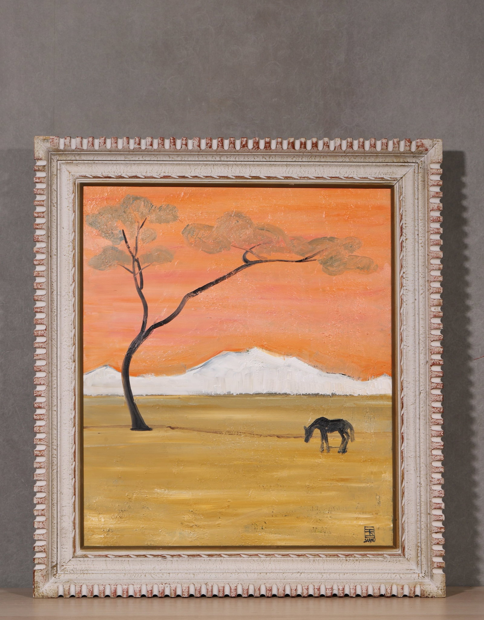 SANYU,1895-1966,ATTRIBUTED TO, OIL ON CANVAS: L 66cm (25.98 in); W 58cm (22.83 in); L 51cm (20.08 in); W 45cm (17.72 in)