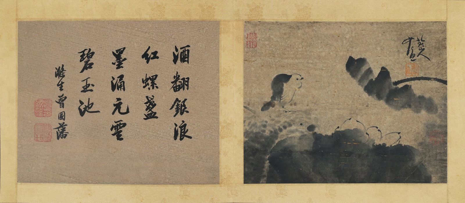 An Album of "Flowers, Birds, Insects and Fish" by Bada Shanren, Qing Dynasty - 5