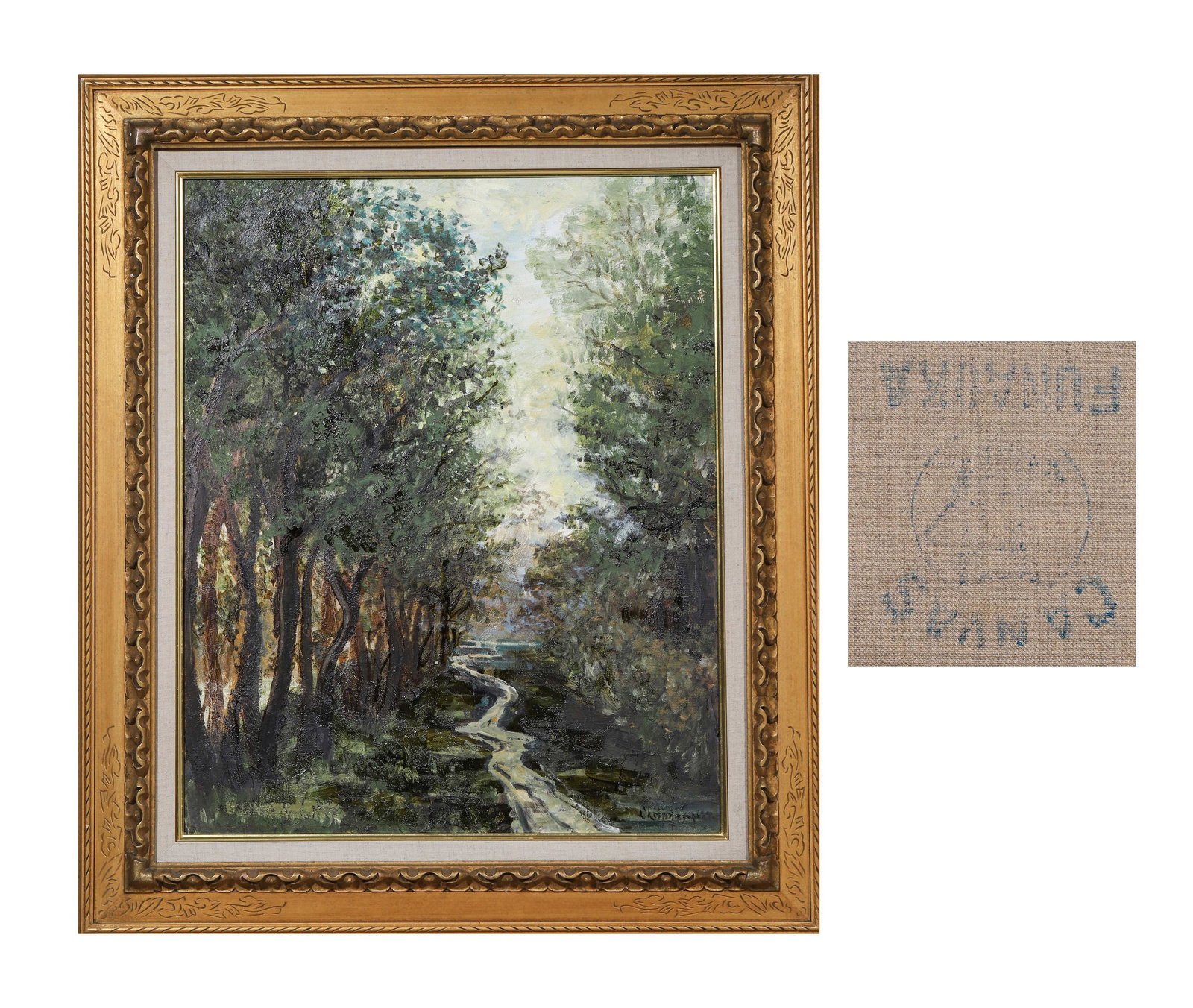 HENRI-JOSEPH HARPIGNIES (1819-1916), FRENCH, ATTRIBUTED TO , OIL ON CANVAS (1 of 10)