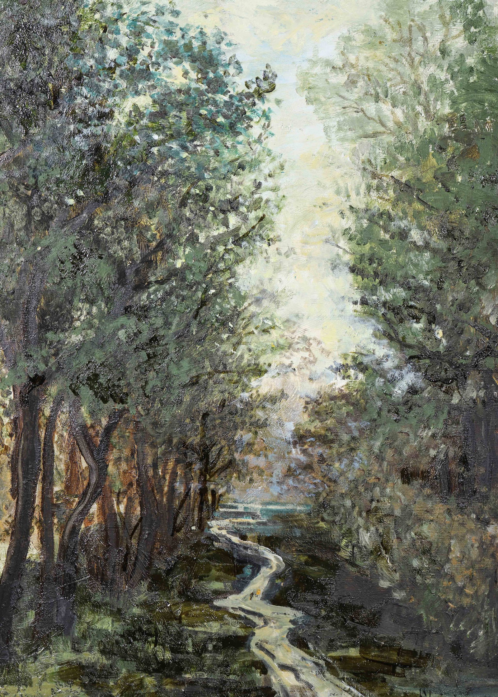 HENRI-JOSEPH HARPIGNIES (1819-1916), FRENCH, ATTRIBUTED TO , OIL ON CANVAS - 5