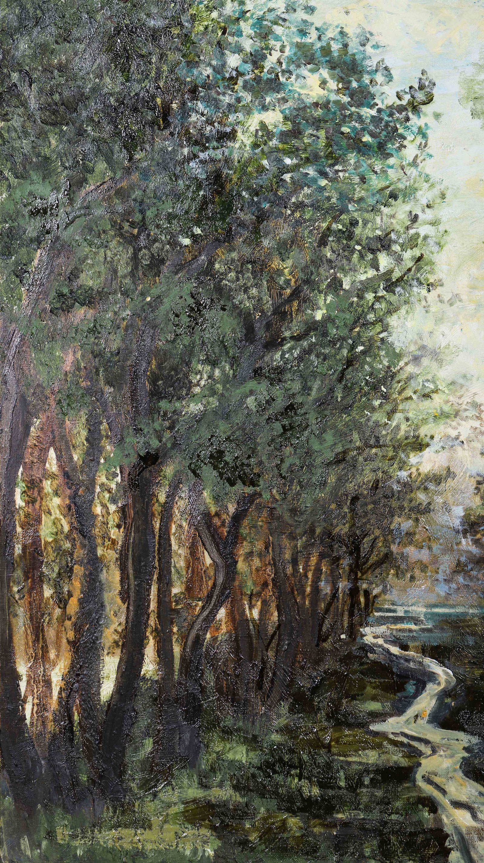HENRI-JOSEPH HARPIGNIES (1819-1916), FRENCH, ATTRIBUTED TO , OIL ON CANVAS - 6