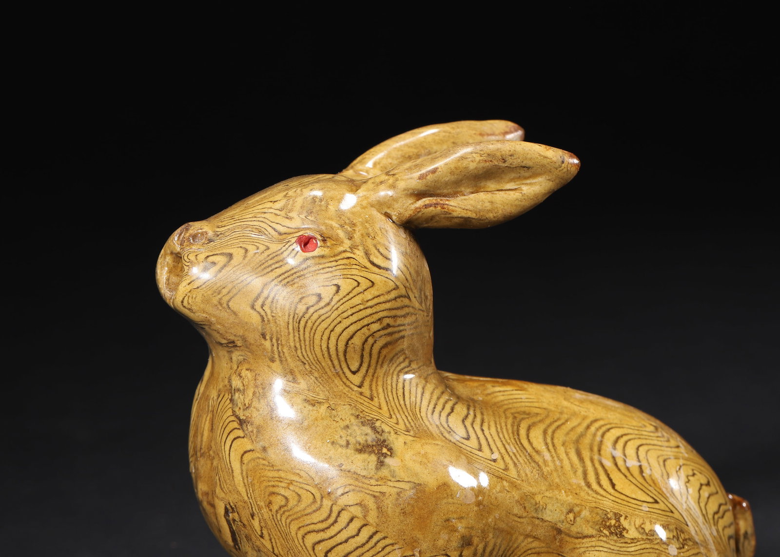 A Northern Song Jiao-Tai Glaze Rabbit-shaped Water Dropper - 3