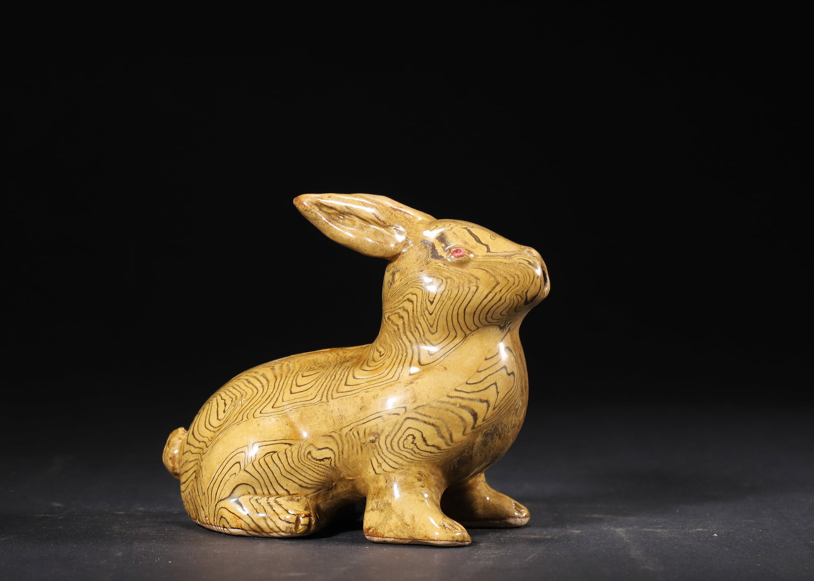 A Northern Song Jiao-Tai Glaze Rabbit-shaped Water Dropper - 5