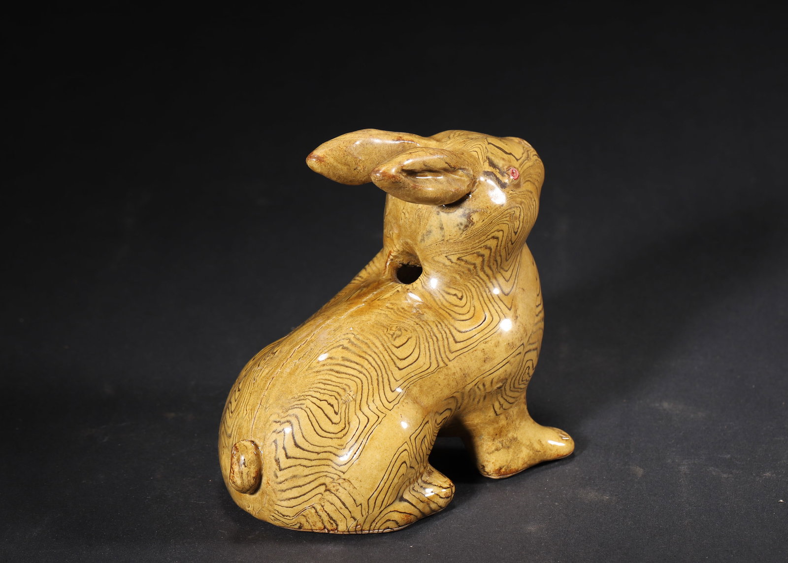A Northern Song Jiao-Tai Glaze Rabbit-shaped Water Dropper - 6