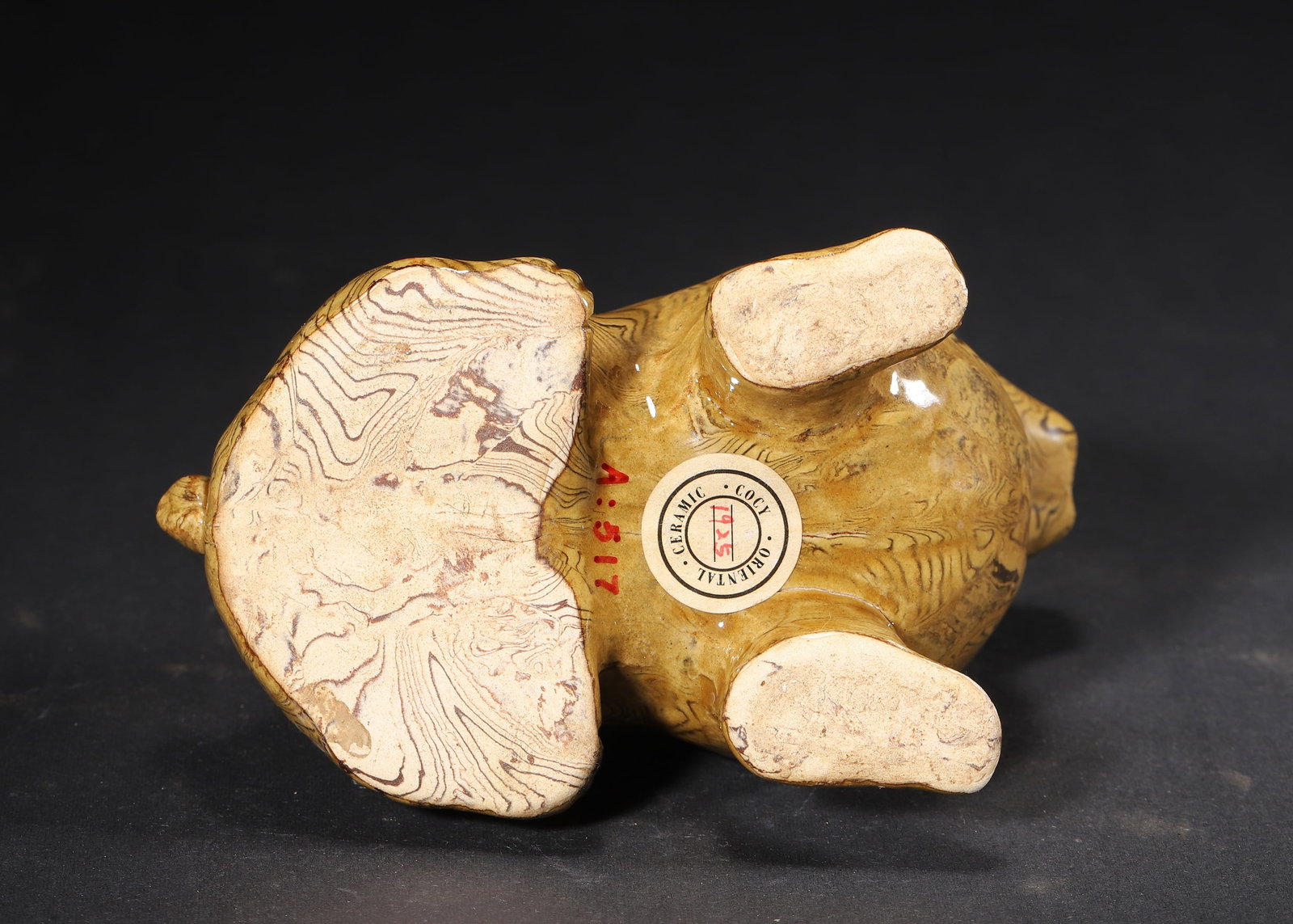 A Northern Song Jiao-Tai Glaze Rabbit-shaped Water Dropper - 8