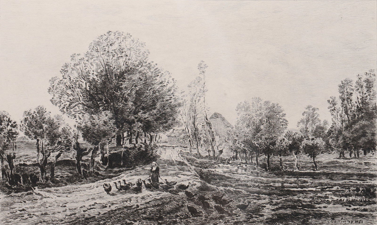 Charles-François Daubigny (1817-1878),French,ORIGINAL LIMITED EDITION,Attributed to - 3