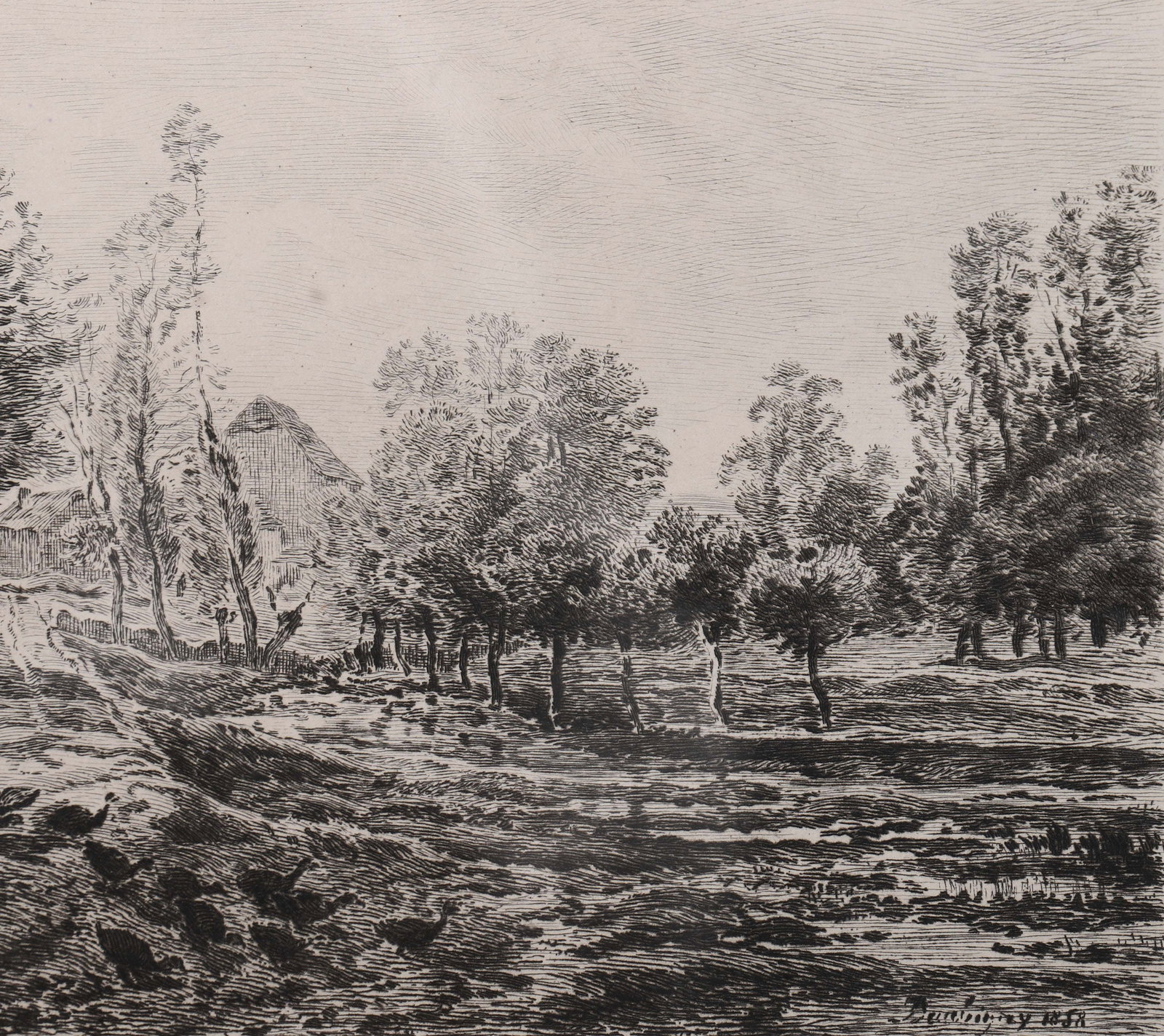 Charles-François Daubigny (1817-1878),French,ORIGINAL LIMITED EDITION,Attributed to - 5