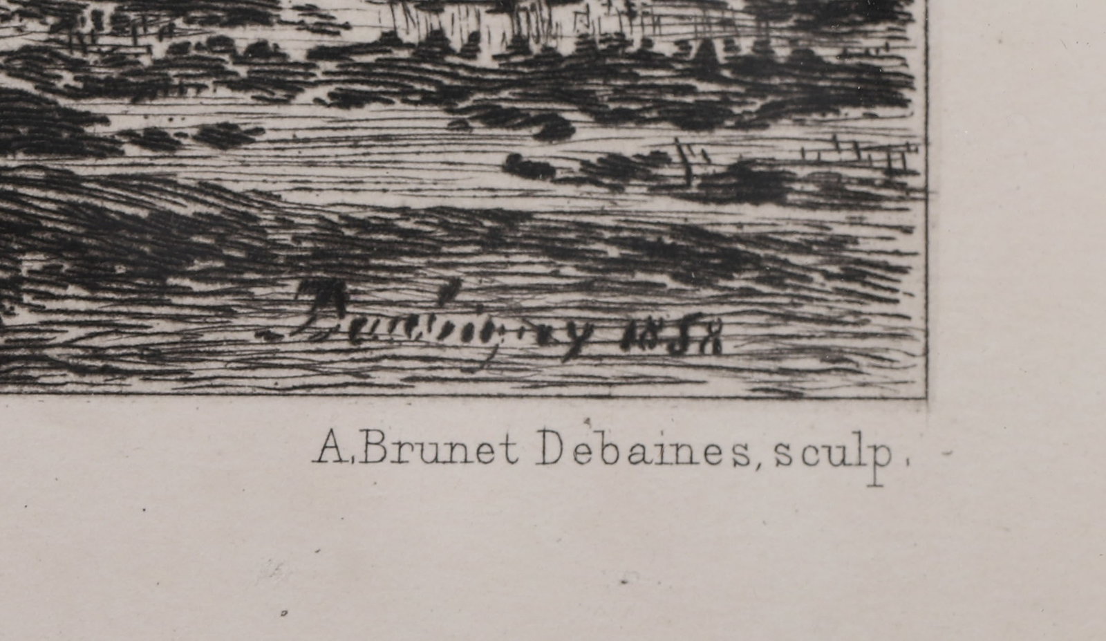 Charles-François Daubigny (1817-1878),French,ORIGINAL LIMITED EDITION,Attributed to - 9