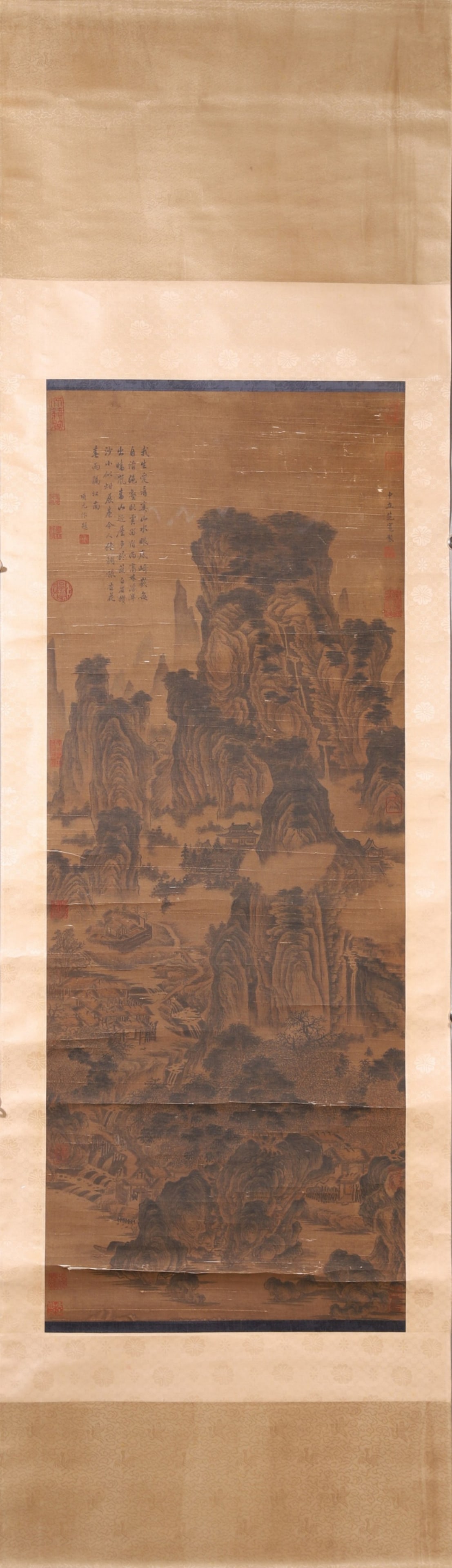 A Silk Ink Landscape Painting Attributed to Fan Kuan, Song Dynasty (1 of 10)
