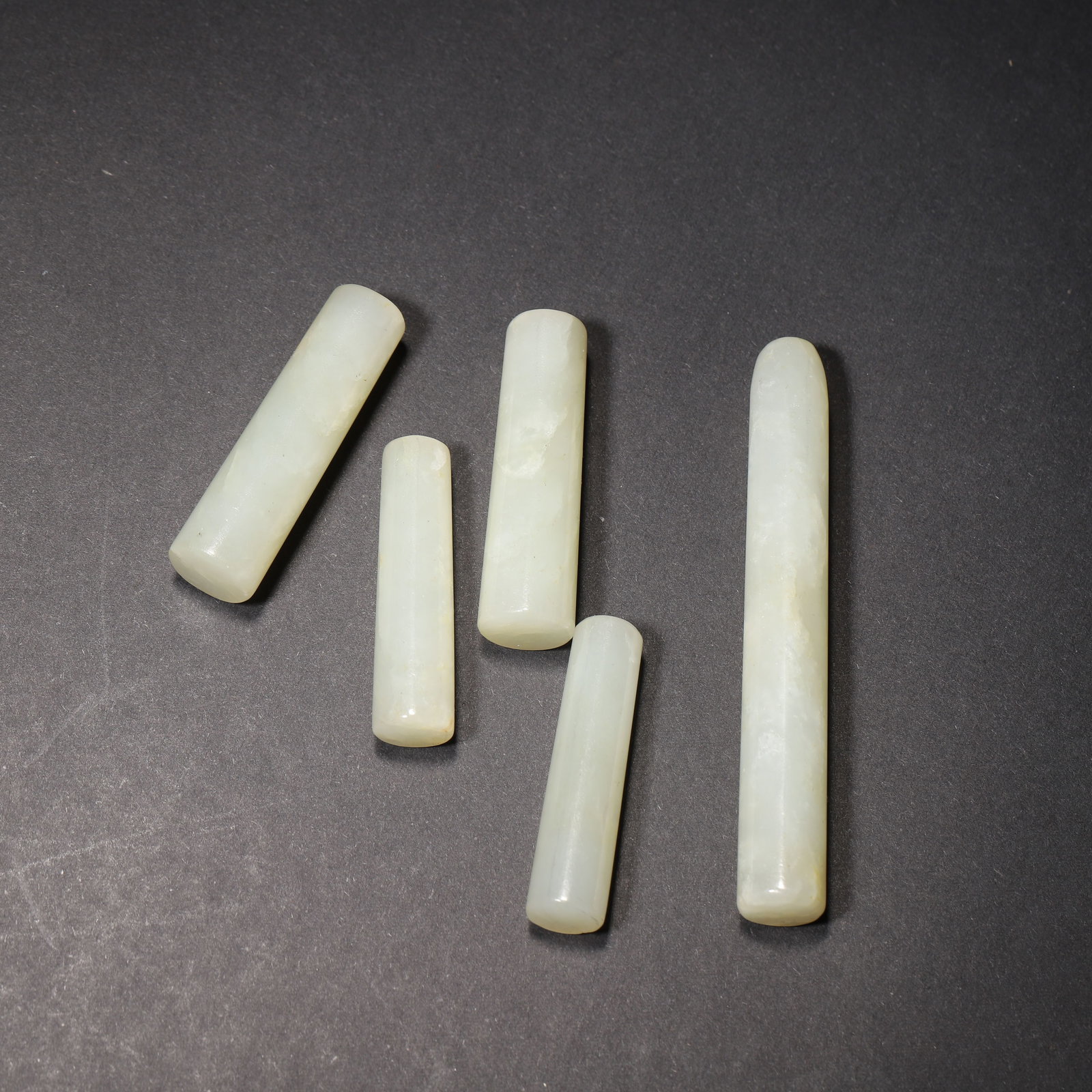 A Set of Hetian Celadon Jade Burial Plugs, Han Dynasty - 4
