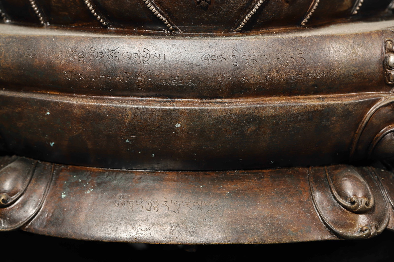 A High-Level Sino-Tibetan Alloy Copper Turquoise-Inlaid Statue of Green Tara, Pala Style, Song - 11