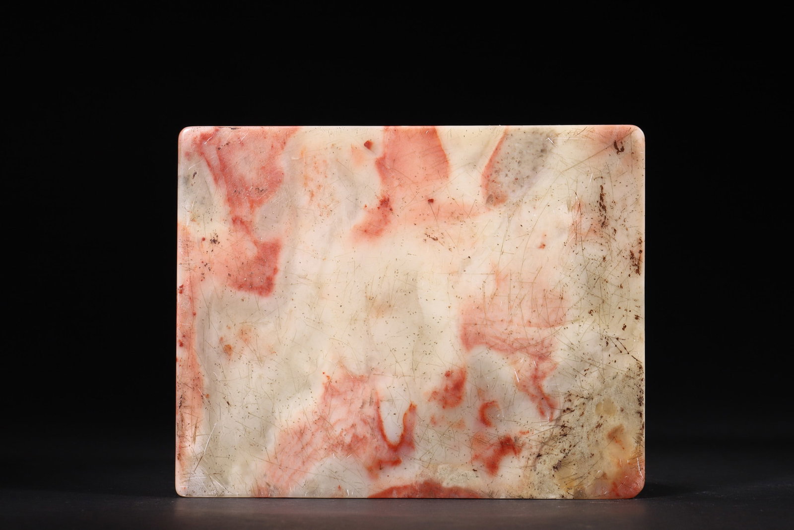 A Shoushan Stone Seal Box with Dragon and Poem Inscriptions (Qing Dynasty) - 12