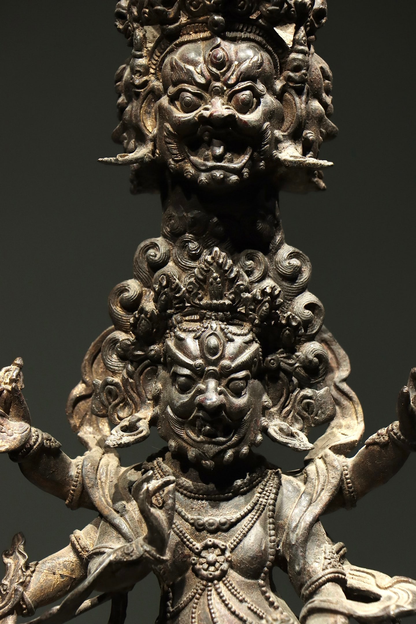 A Copper Phurba Ritual Dagger - Qing Dynasty - 2
