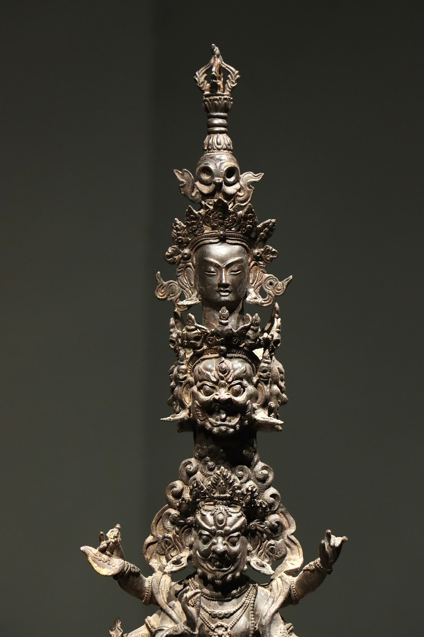 A Copper Phurba Ritual Dagger - Qing Dynasty - 7