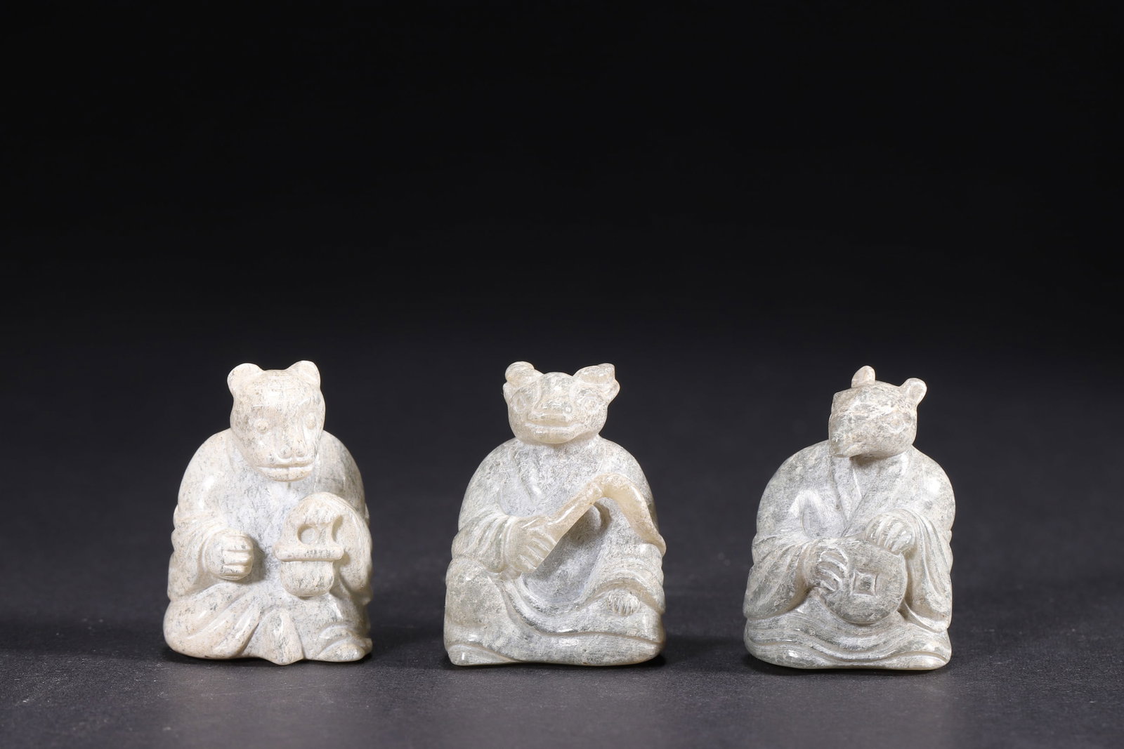 A Set of Ancient Jade Chinese Zodiac Figurines - Han Dynasty - 2
