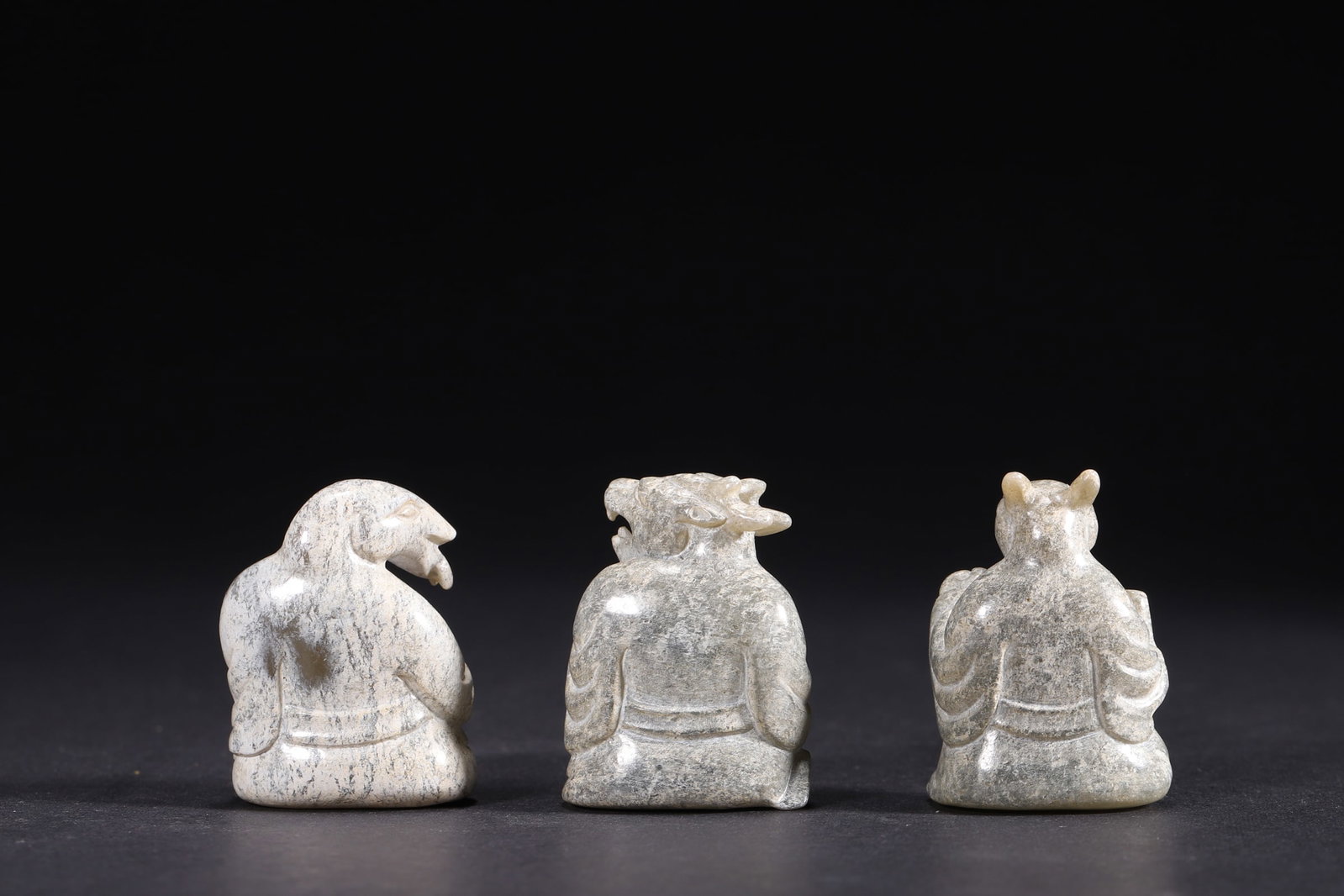 A Set of Ancient Jade Chinese Zodiac Figurines - Han Dynasty - 5