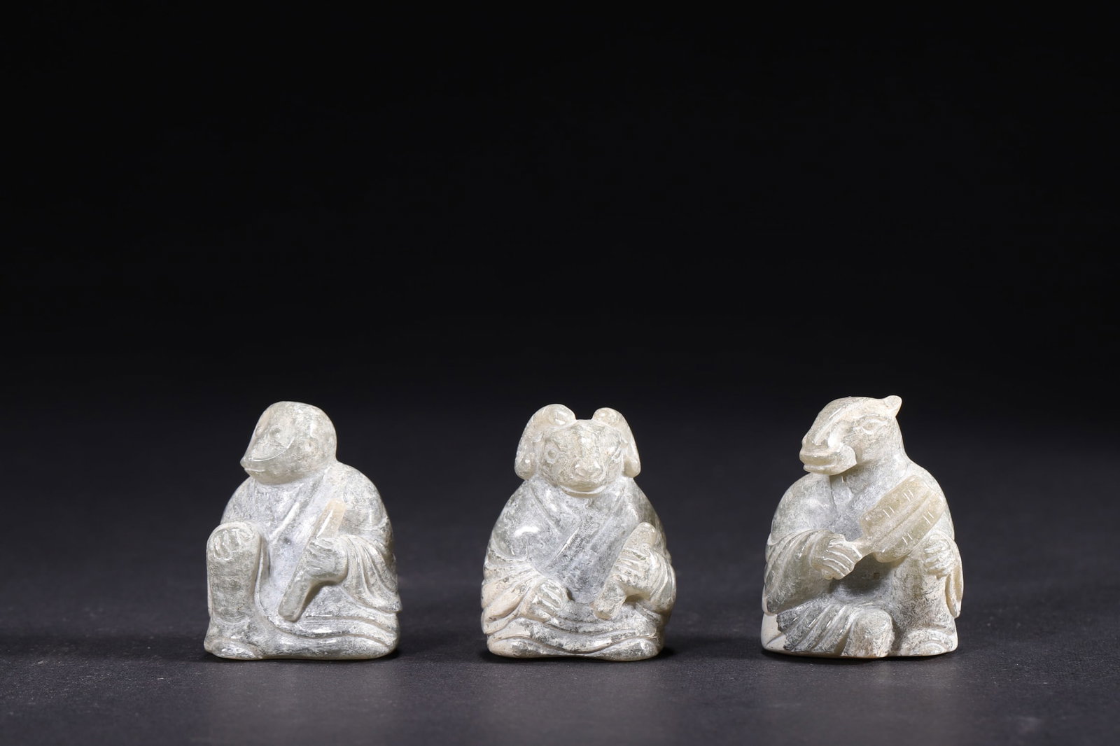 A Set of Ancient Jade Chinese Zodiac Figurines - Han Dynasty - 6