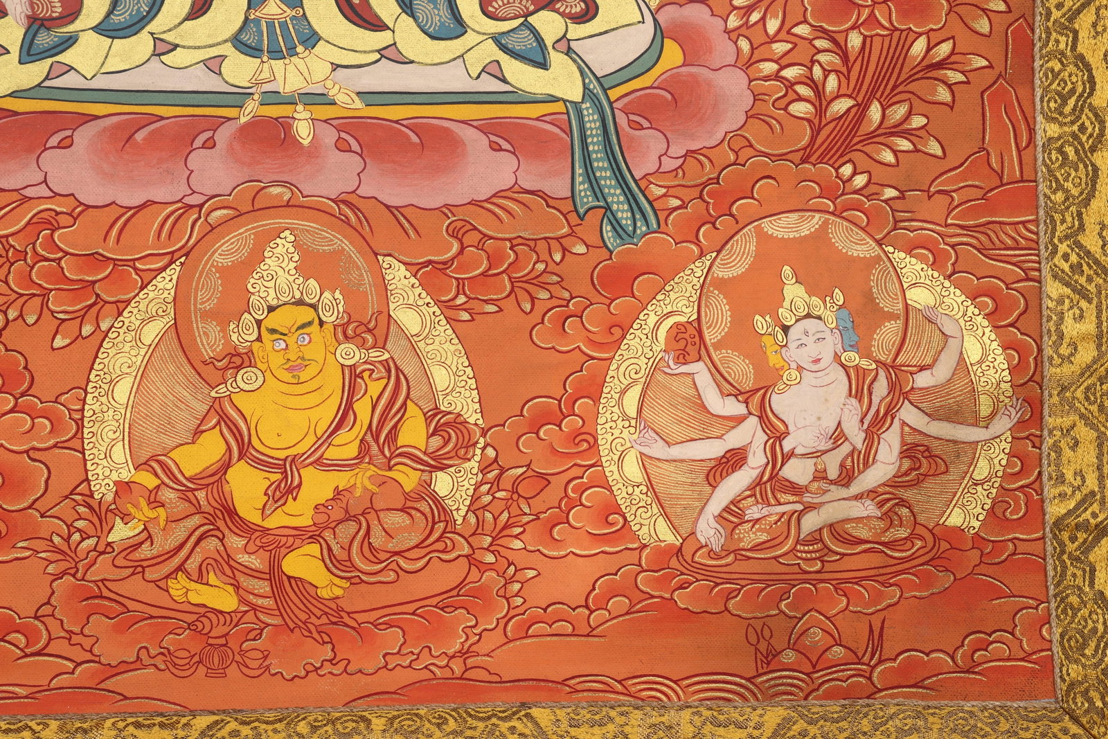 A White Tara Thangka - Qing Dynasty - 7