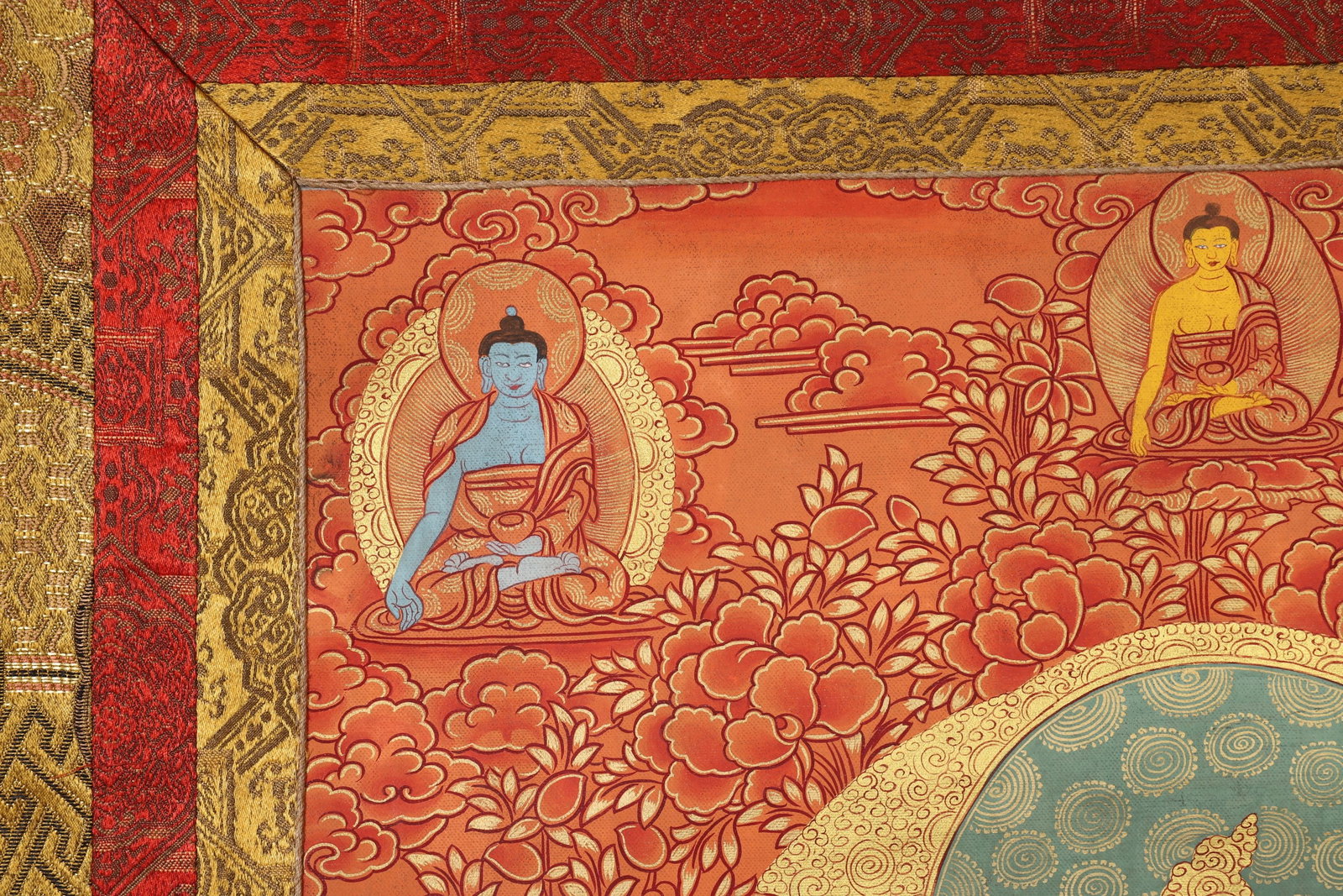A White Tara Thangka - Qing Dynasty - 9