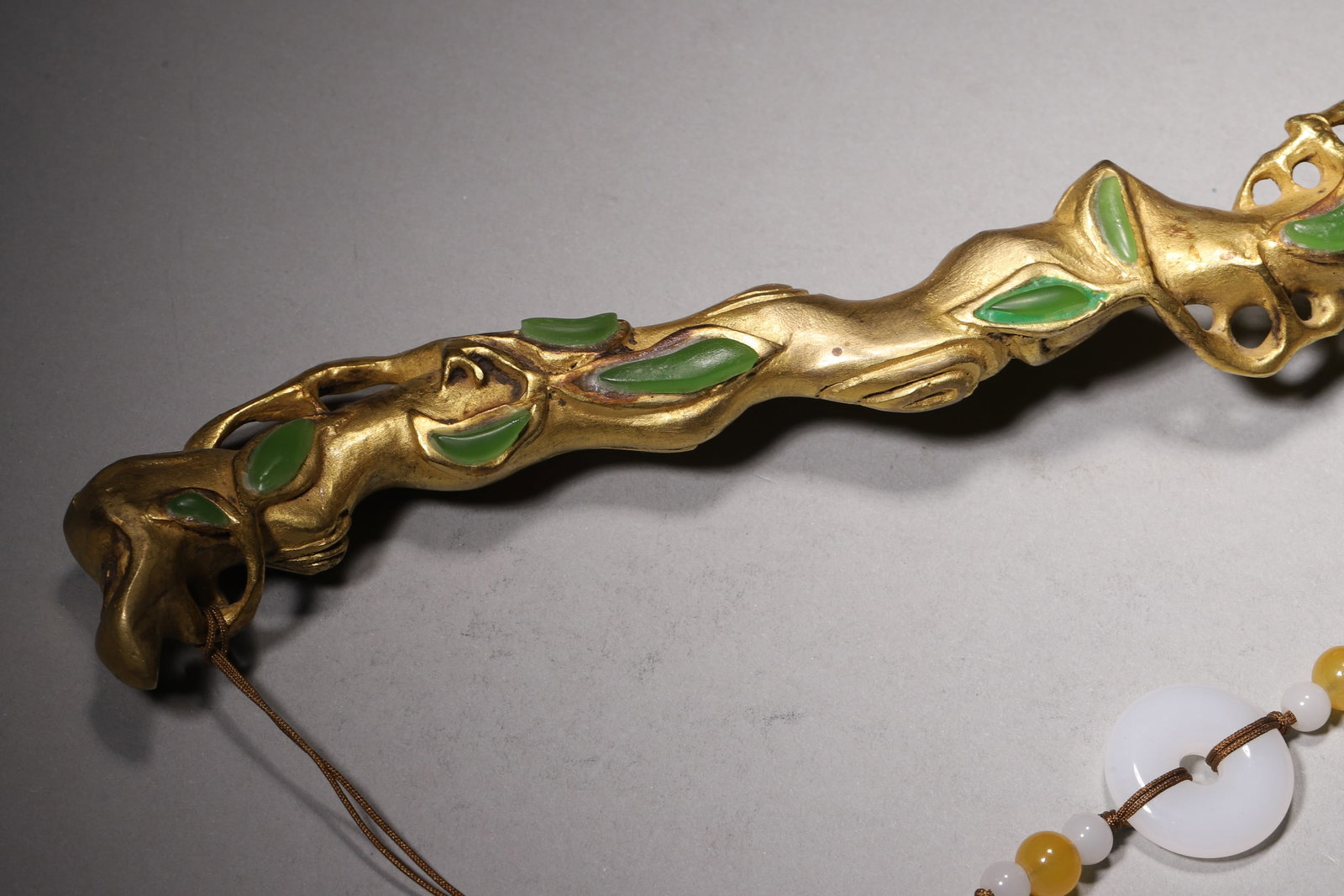 A Gilt Bronze Ruyi - Qing Dynasty - 4