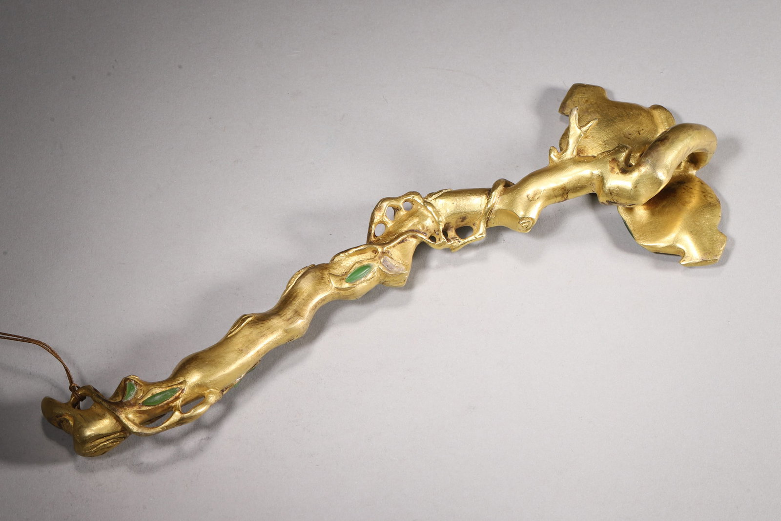 A Gilt Bronze Ruyi - Qing Dynasty - 6