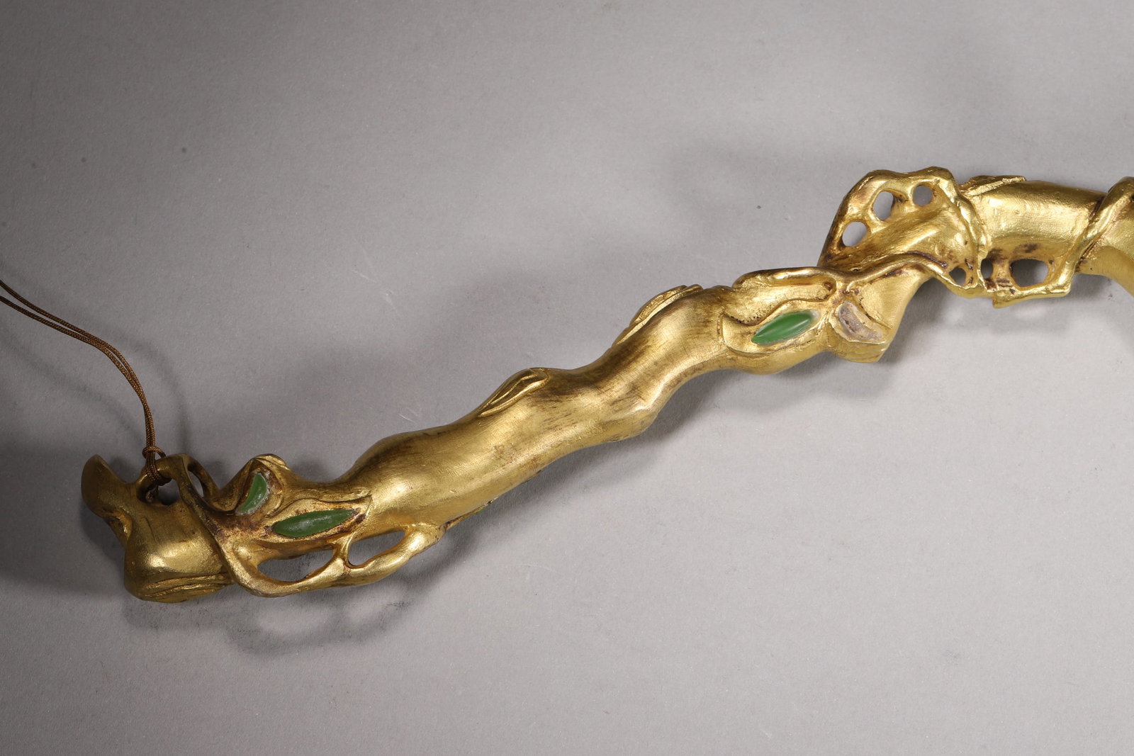 A Gilt Bronze Ruyi - Qing Dynasty - 8