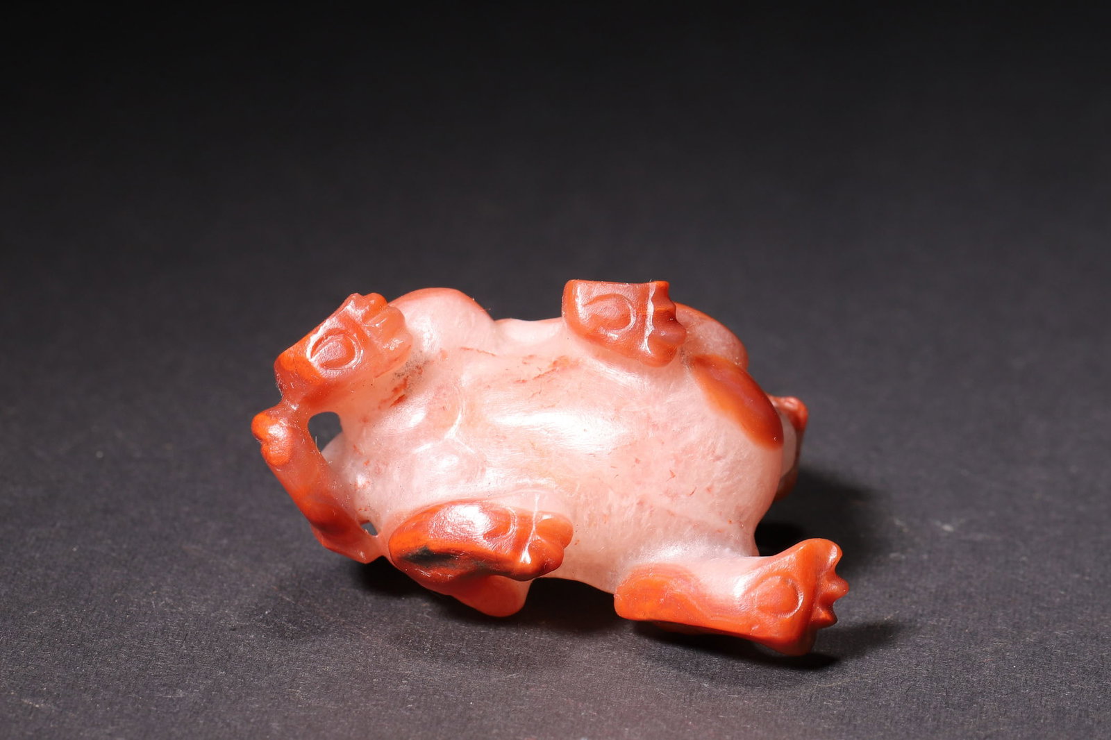 A Han Dynasty Southern Red Agate Auspicious Beast Ornament - 6