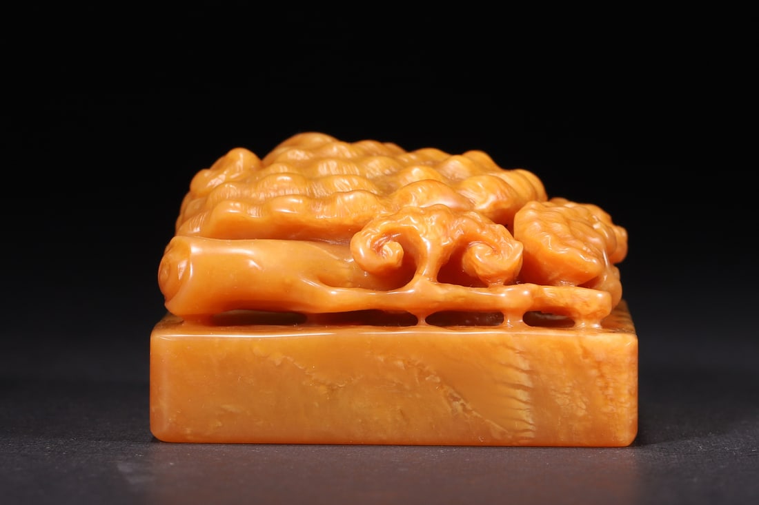 A Tianhuang Stone Ganoderma Seal, Qianlong Period, Qing Dynasty - 3