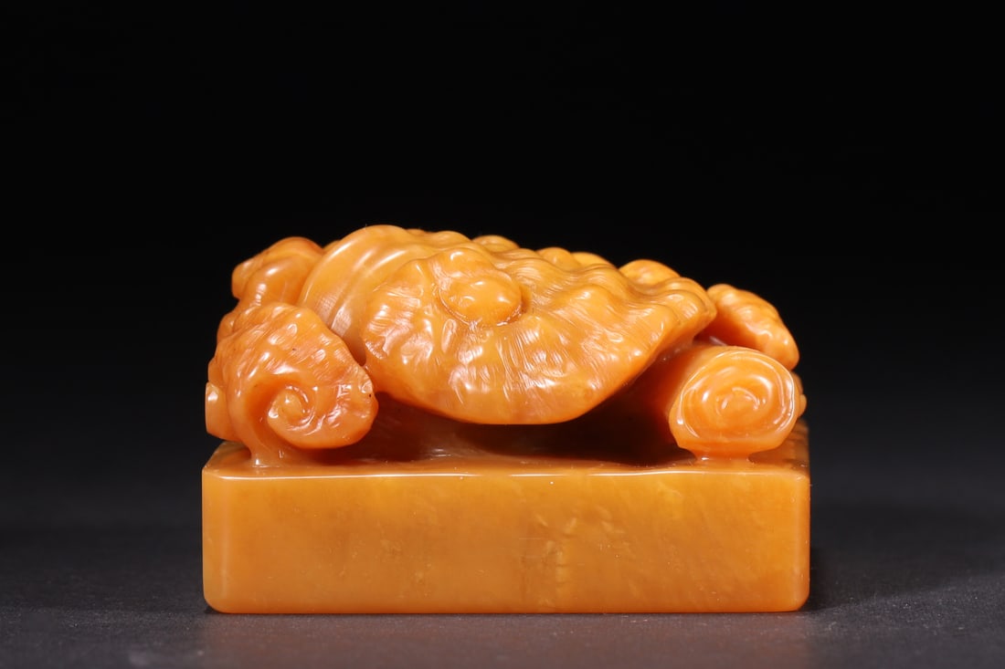 A Tianhuang Stone Ganoderma Seal, Qianlong Period, Qing Dynasty - 4