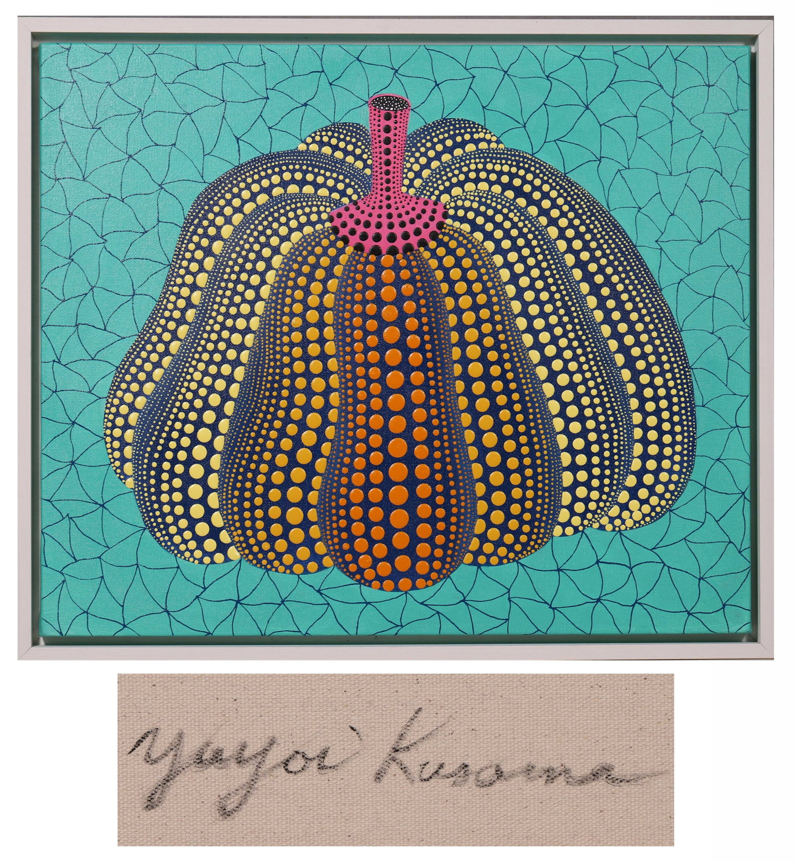 YAYOI KUSAMA 2001,ATTRIBUTED TO, ACRYLIC ON CANVAS (1 of 8)