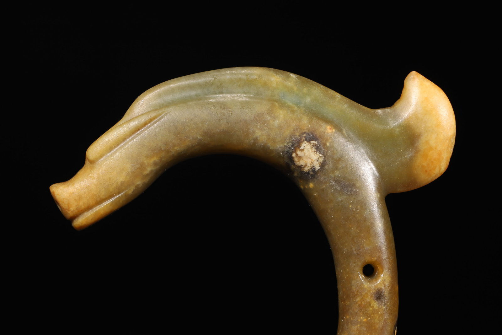 A C-Shaped Jade Dragon, Prehistoric Culture - 2