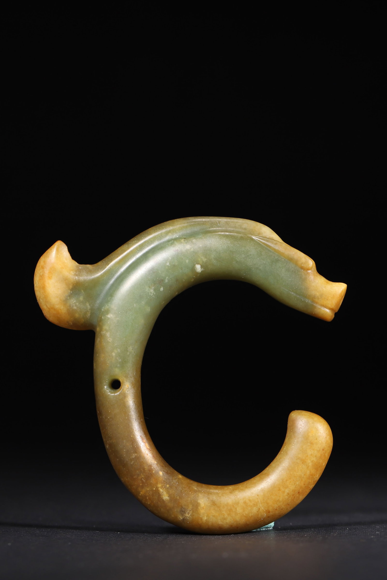 A C-Shaped Jade Dragon, Prehistoric Culture - 4