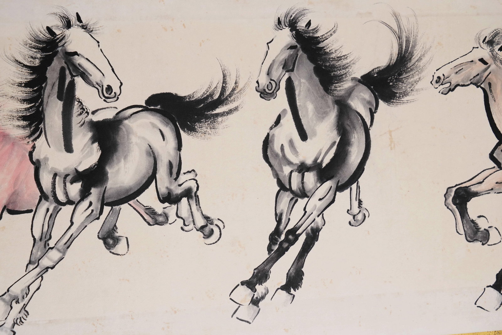 Xu Beihong - Eight Galloping Horses (1939, Republican Period, Chinese Ink on Paper) - 4