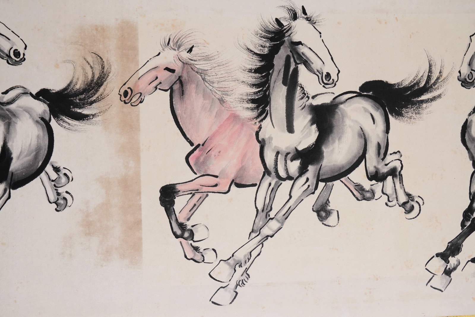 Xu Beihong - Eight Galloping Horses (1939, Republican Period, Chinese Ink on Paper) - 5