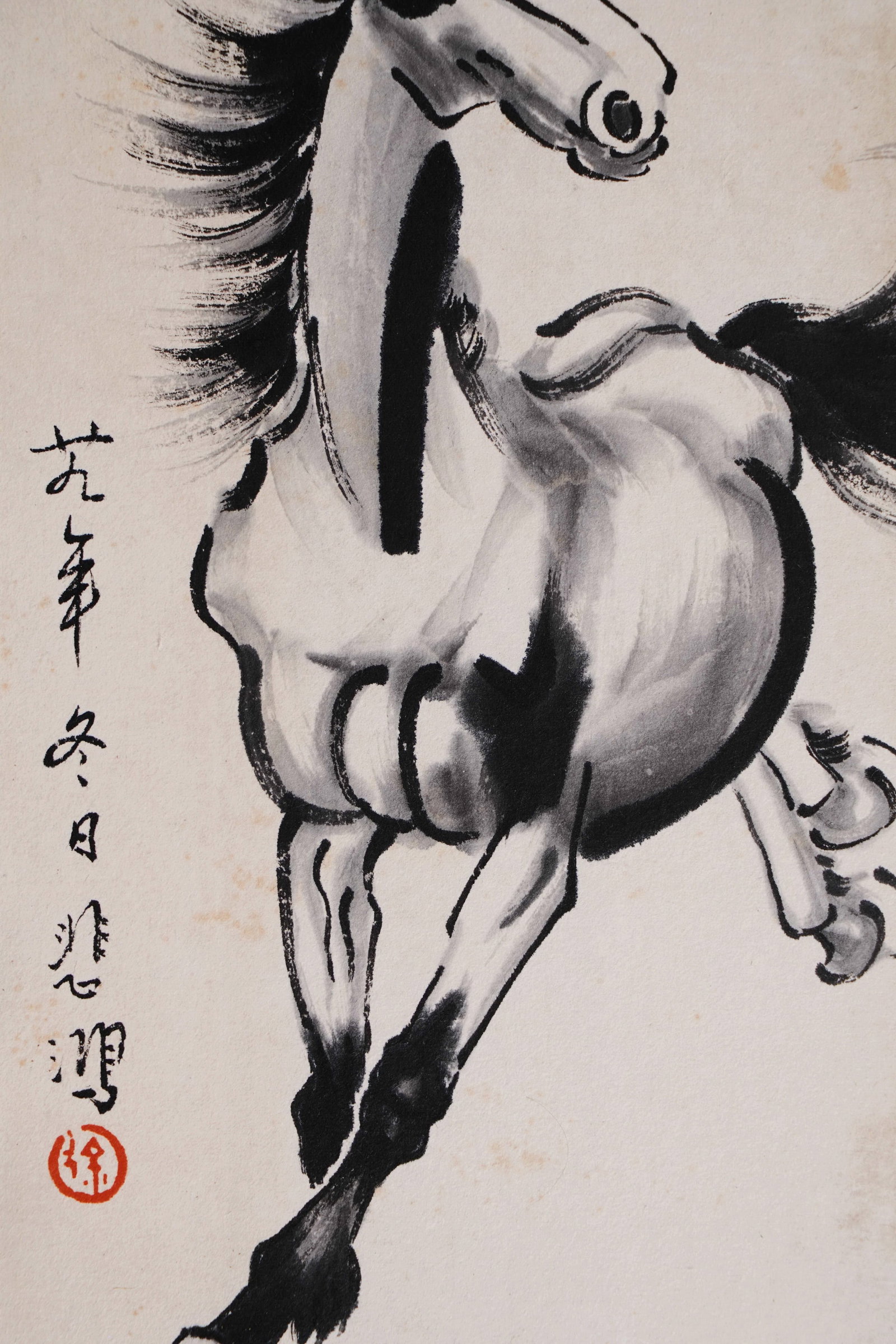 Xu Beihong - Eight Galloping Horses (1939, Republican Period, Chinese Ink on Paper) - 7